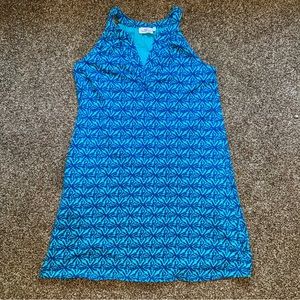 Blue and Aqua Vineyard Vines Beach Dress with Pockets